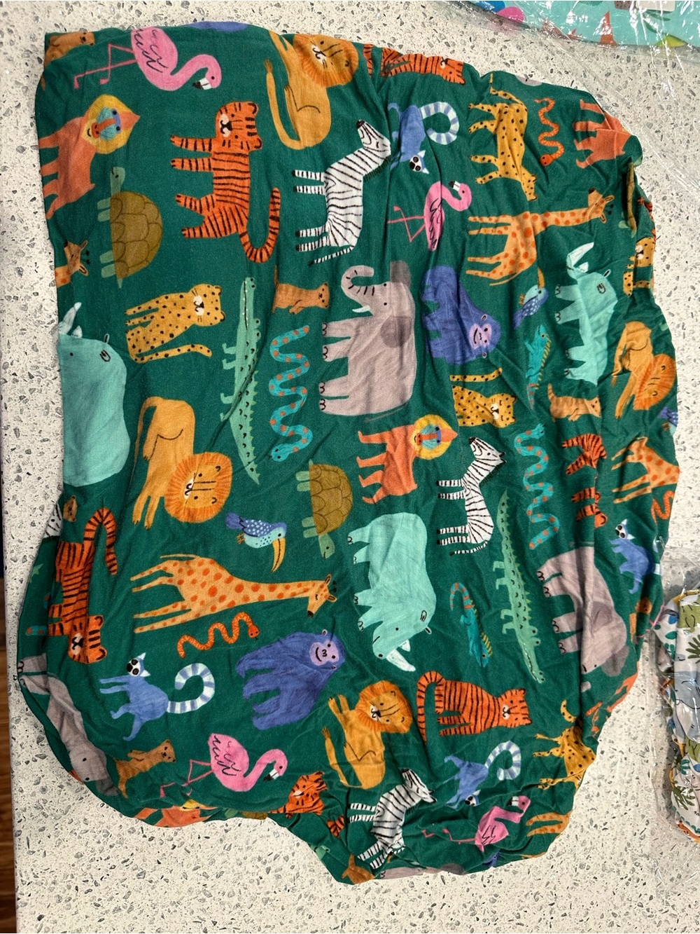 Little Sleepies Wild Zoo Crib Sheet